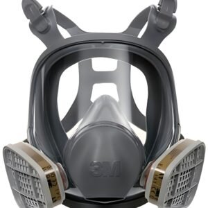 Full Face Gas Mask Dual Filter - 3M 6800