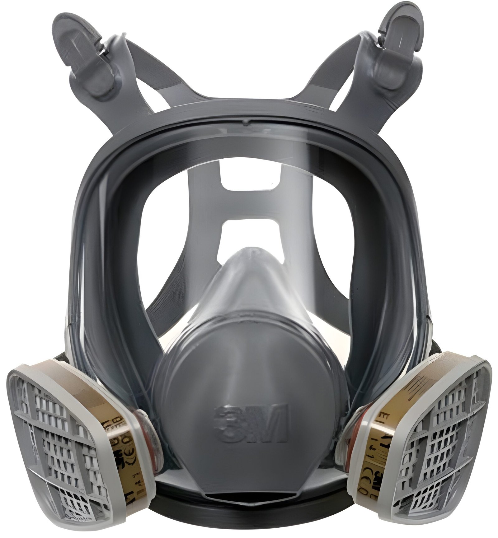 Full Face Gas Mask Dual Filter - 3M 6800