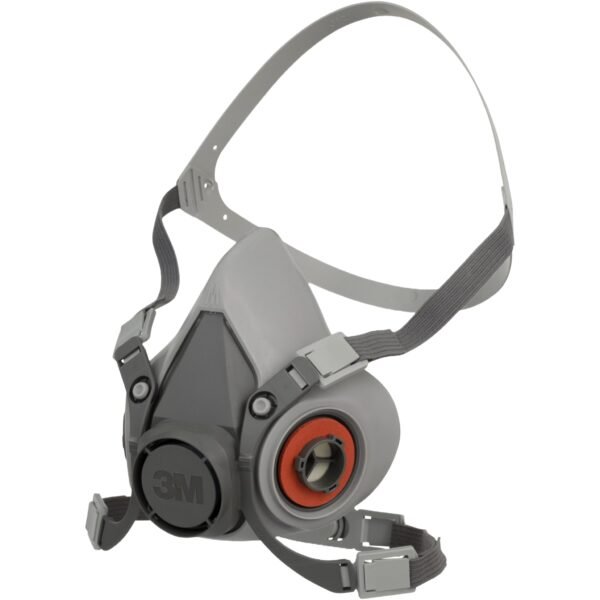 Half Face Gas Mask Only - 3M 6200 Original - Image 2