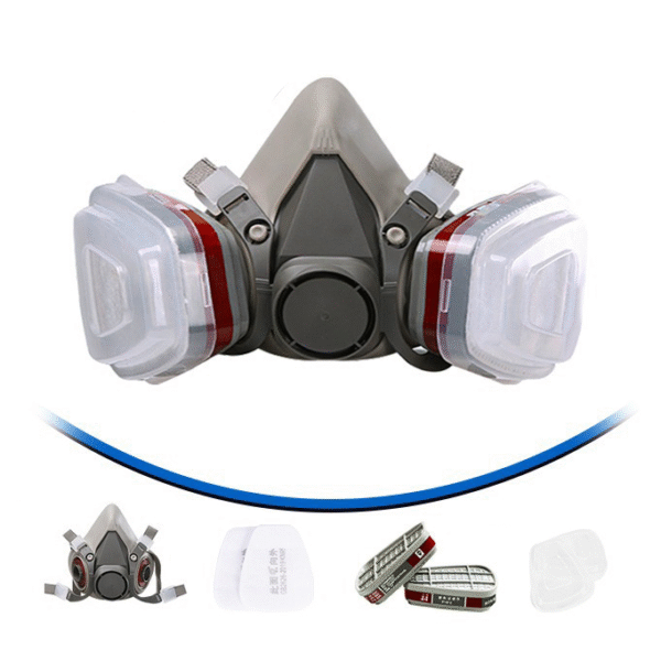 Half Face Gas Mask Dual Filter - VAULTEX - Image 3