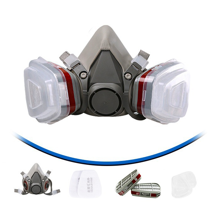 Half Face Gas Mask Dual Filter - VAULTEX - Image 3