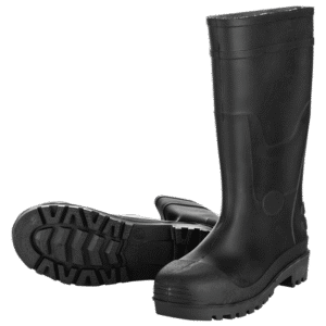 Gum Boot PVC Black - With Warranty